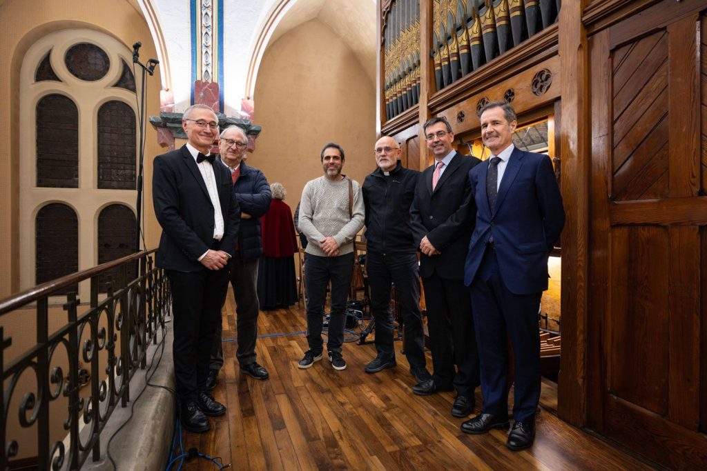 Acto inauguración órgano iglesia San Salvador